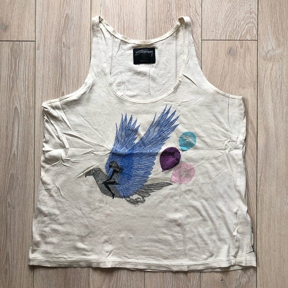 Stussy Japan x Hiroshi Tanabe Graphic Tank Top Women’s Size S - Picture 1 of 11